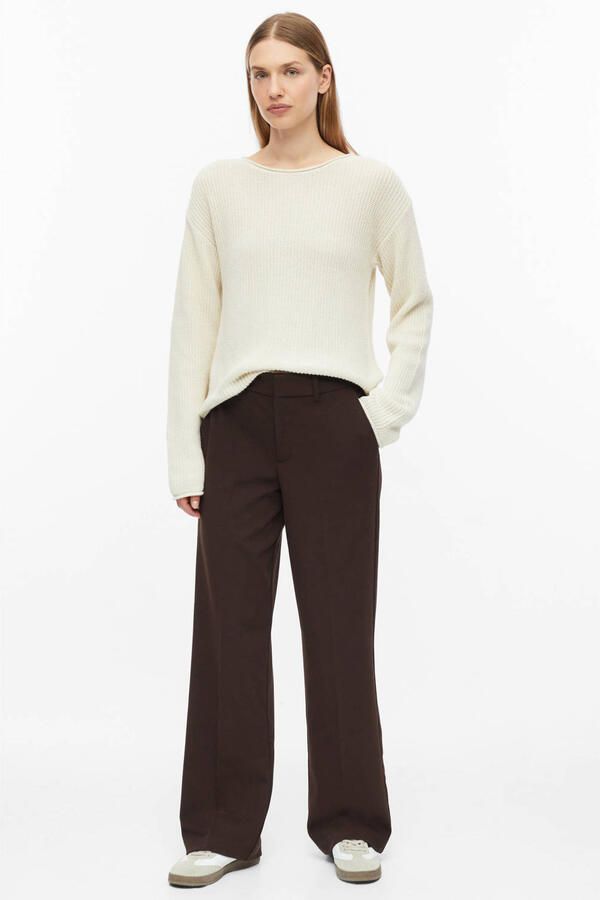 S.Oliver RED LABEL Wijdvallende broek met viscose - Foto 3
