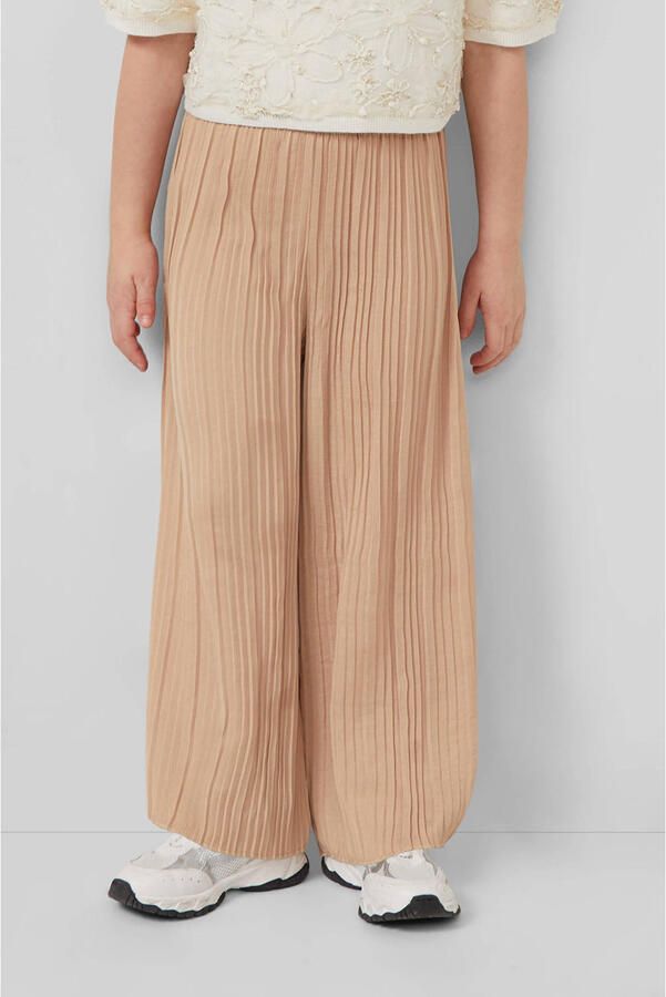 S.Oliver RED LABEL Comfort fit wijde broek met elastische band