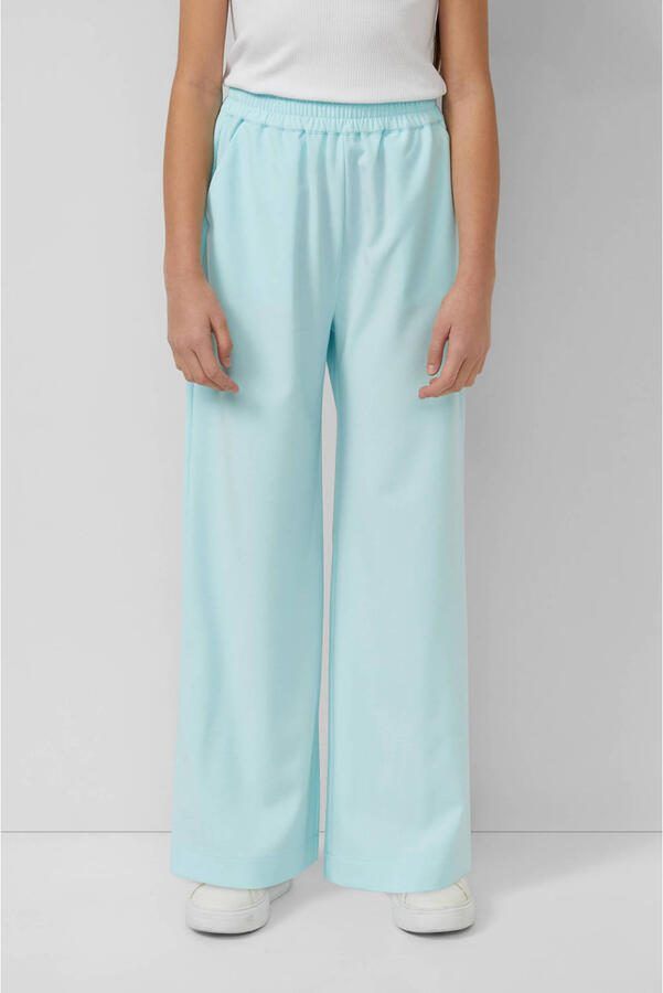 S.Oliver wide leg casual broek blauw - Foto 2