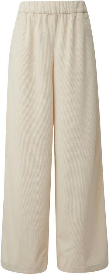 S.Oliver wide leg casual broek ecru