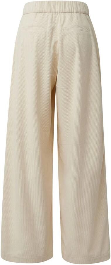 S.Oliver wide leg casual broek ecru - Foto 2