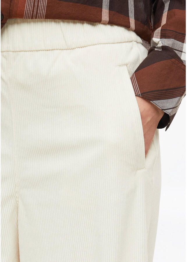 S.Oliver wide leg casual broek ecru - Foto 2