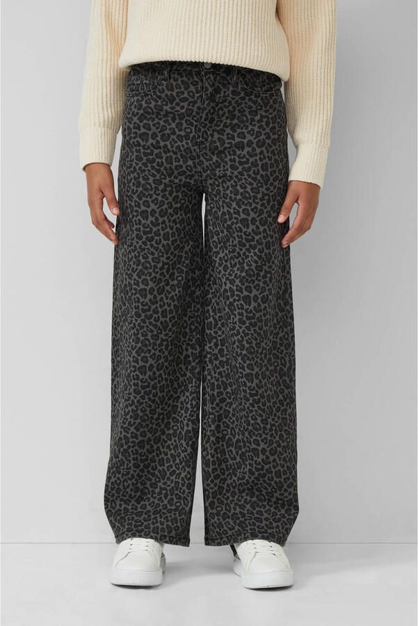 S.Oliver RED LABEL Wide leg jeans van katoenmix