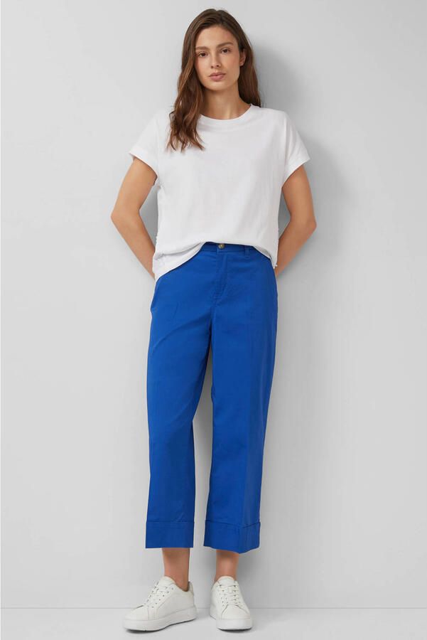 S.Oliver RED LABEL Wide leg culotte van katoenmix