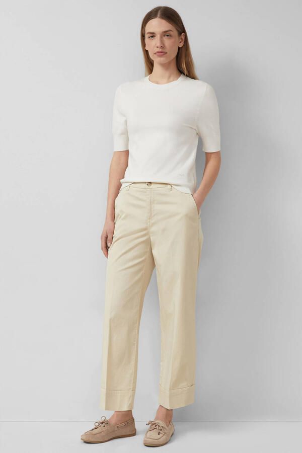 S.Oliver RED LABEL Wide leg culotte van katoenmix