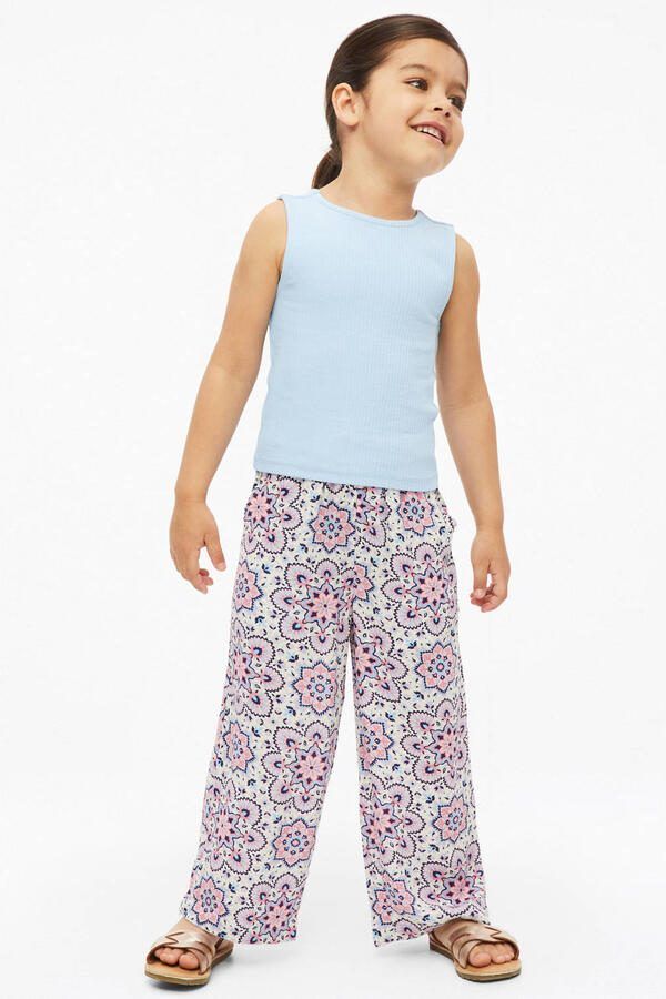 S.Oliver wide leg high waist casual broek ecru - Foto 2