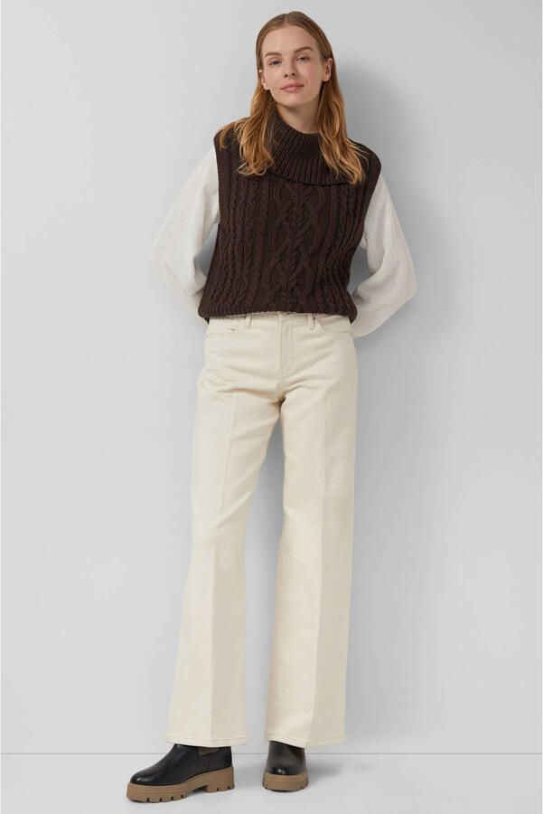 S.Oliver wide leg jeans beige