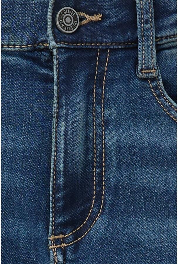 S.Oliver wide leg jeans blauw Meisjes Katoen Effen - Foto 2