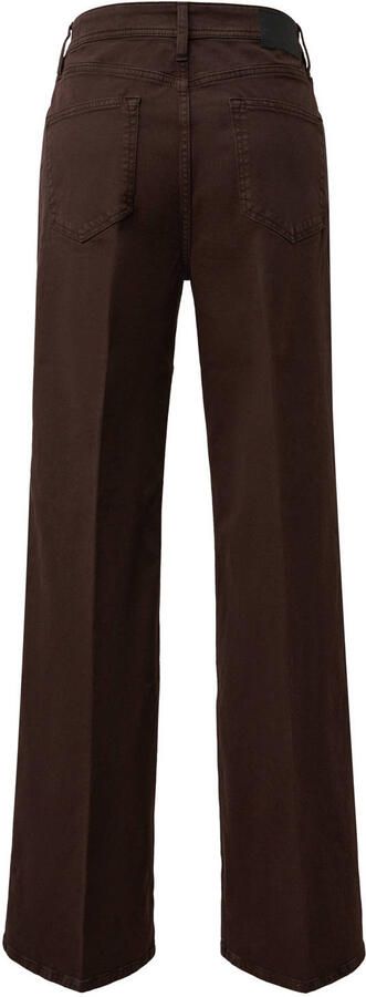 S.Oliver wide leg jeans donkerbruin - Foto 2