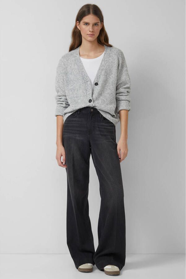 S.Oliver wide leg jeans grey denim - Foto 2