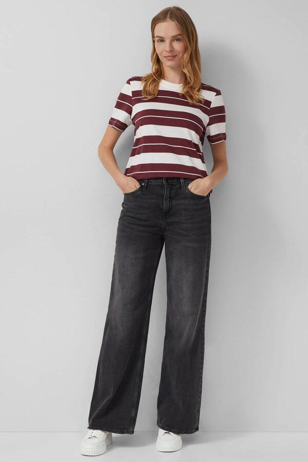 S.Oliver RED LABEL Wide fit jeans van katoenmix model 'SURI'