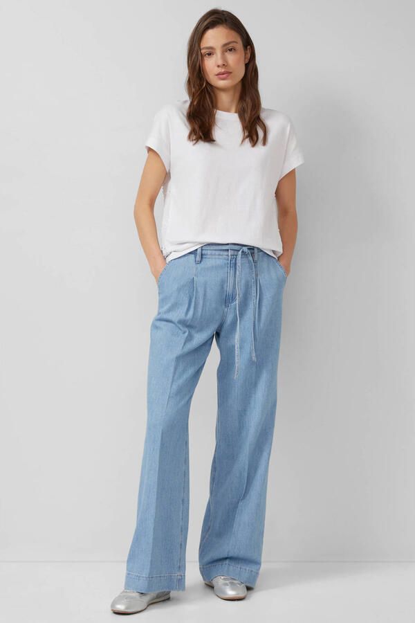 S.Oliver wide leg jeans light blue denim