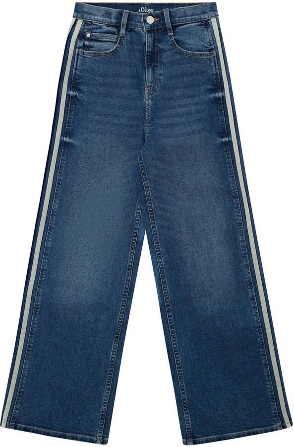 S.Oliver RED LABEL Wide leg jeans van katoenmix