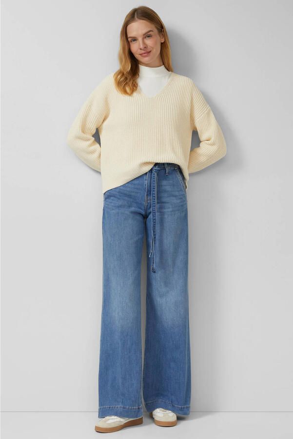 S.Oliver RED LABEL Wide leg jeans van katoenmix model SURI' - Foto 3