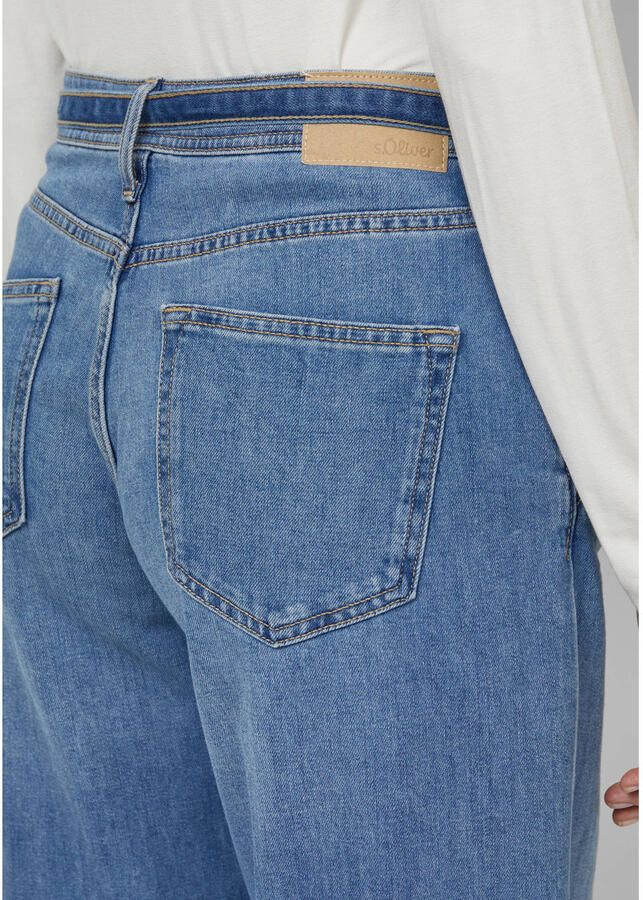 S.Oliver RED LABEL Wide leg jeans van katoenmix model SURI' - Foto 2
