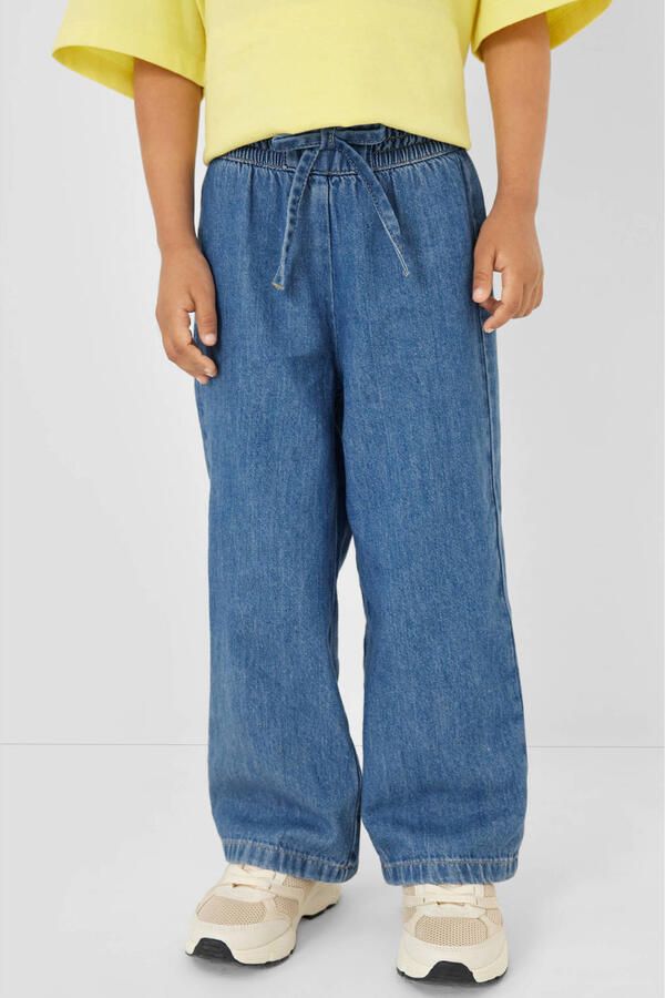 S.Oliver wide leg jeans medium blue denim