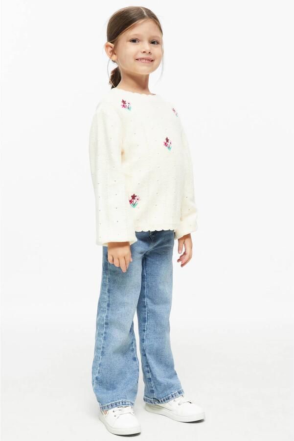 S.Oliver wide leg jeans mediumblauw - Foto 2