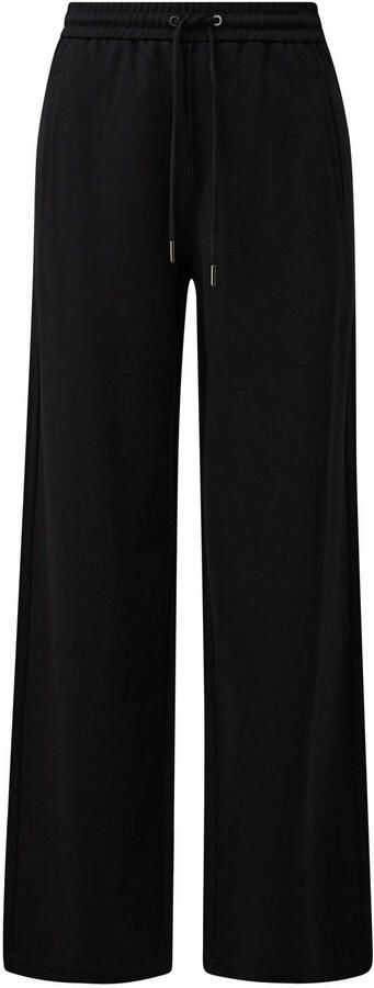 S.Oliver wide leg pantalon zwart