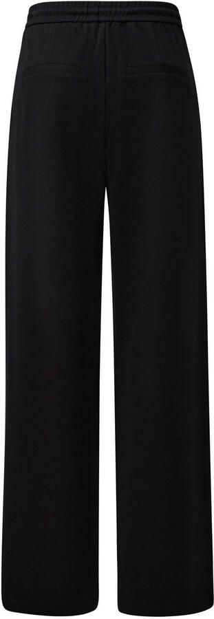 S.Oliver wide leg pantalon zwart