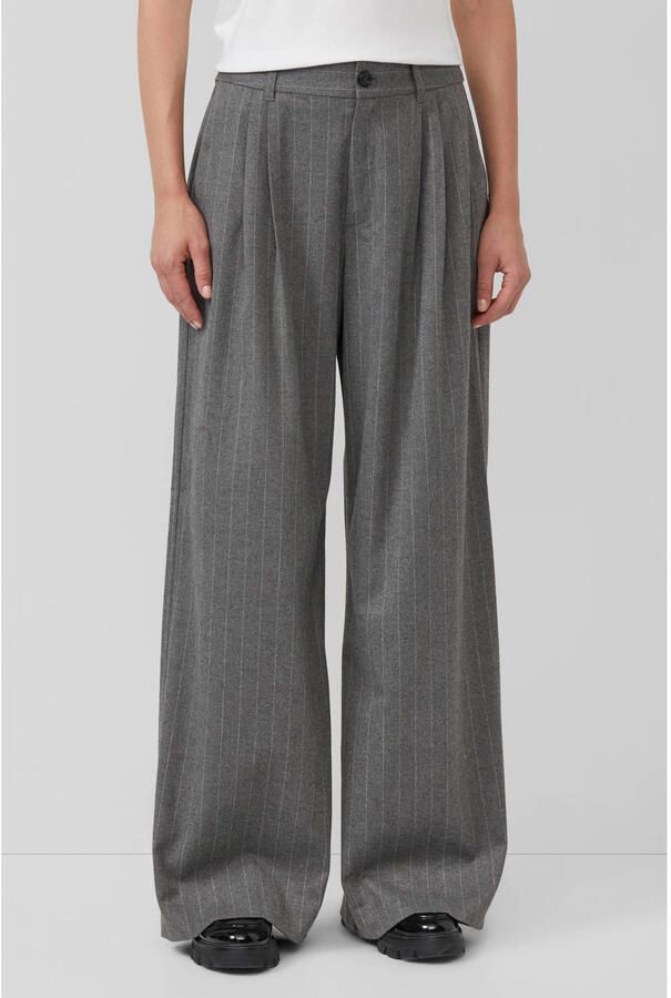 S.Oliver RED LABEL Wijde broek met bandplooien - Foto 2