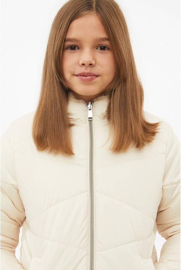 S.Oliver winterjas beige Meisjes Polyester Opstaande kraag Effen - Foto 2