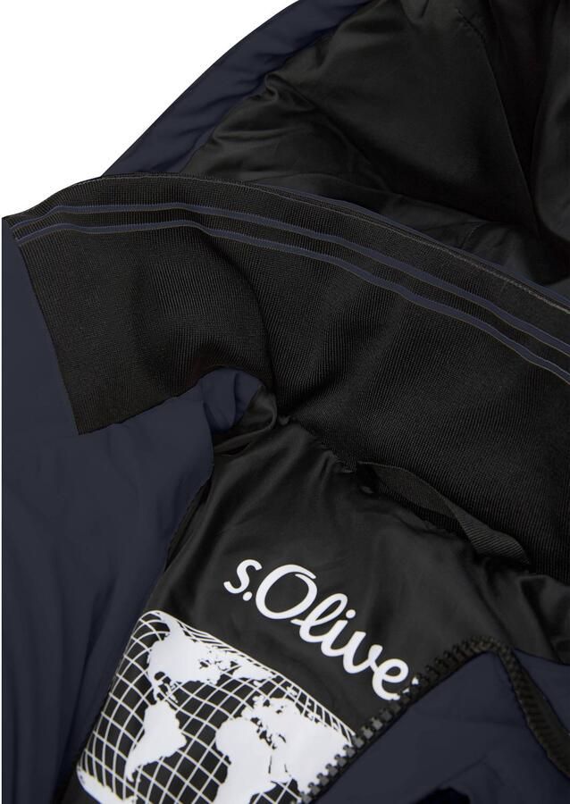 S.Oliver winterjas blauwzwart - Foto 2