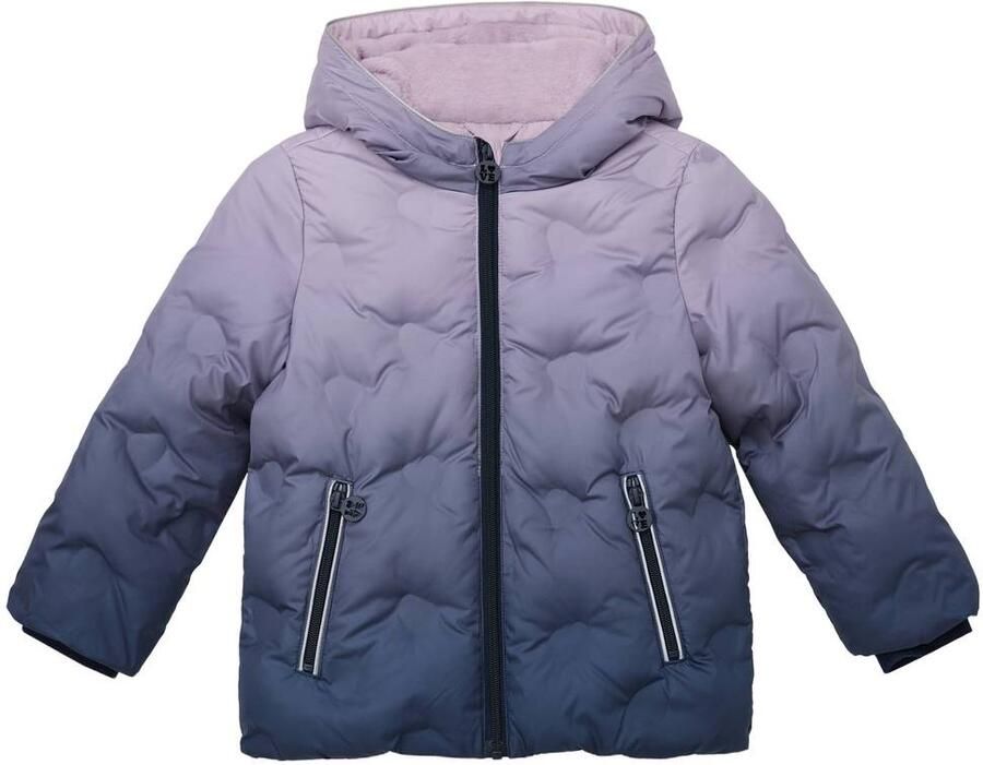 S.Oliver winterjas donkerblauw lila Meisjes Polyester Capuchon Meerkleurig - Foto 1