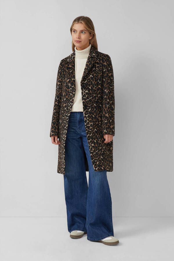 S.Oliver RED LABEL Regular fit lange jas met wol - Foto 3