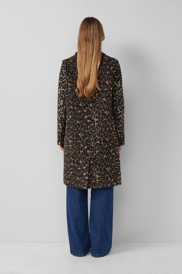 S.Oliver RED LABEL Regular fit lange jas met wol