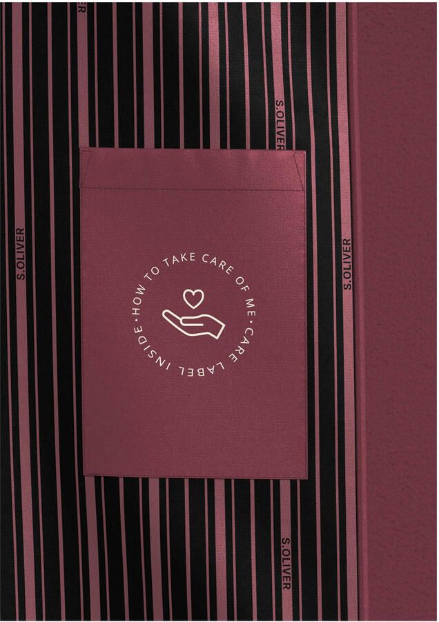 S.Oliver Lange jas met reverskraag en wol