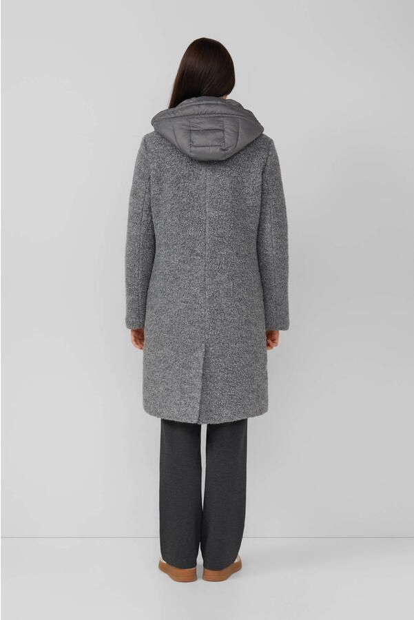 S.Oliver RED LABEL Regular fit lange jas met wol