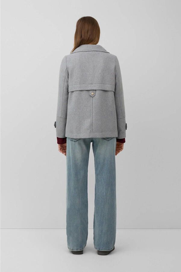 S.Oliver RED LABEL Regular fit wollen jack met dubbele knoopsluiting - Foto 2