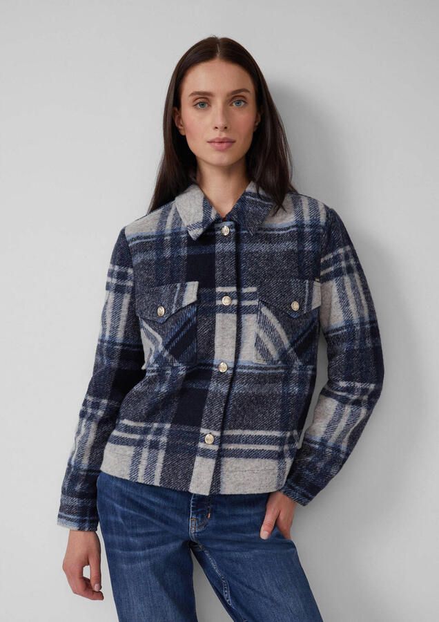 S.Oliver RED LABEL Regular fit wollen jack met sierknopen - Foto 2