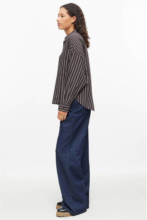 S.Oliver RED LABEL Regular fit blouse met lange mouwen met opgestikte borstzak - Foto 3