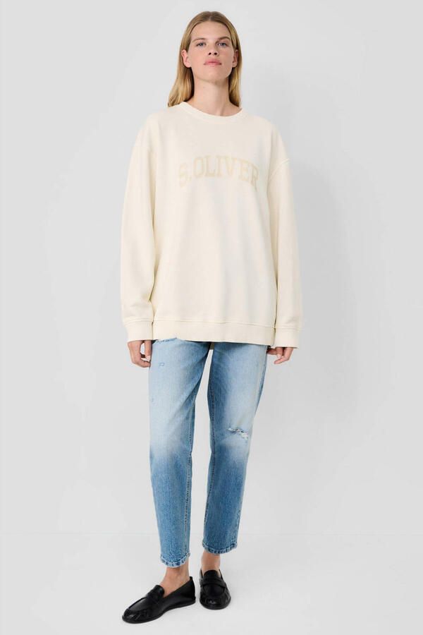 S.Oliver RED LABEL Relaxed fit sweatshirt van katoenmix s.Oliver x Heidi Klum