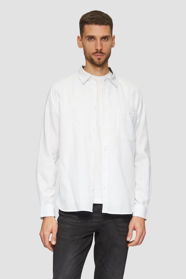 S.Oliver RED LABEL Regular fit vrijetijdsoverhemd van piqué van puur katoen - Foto 1