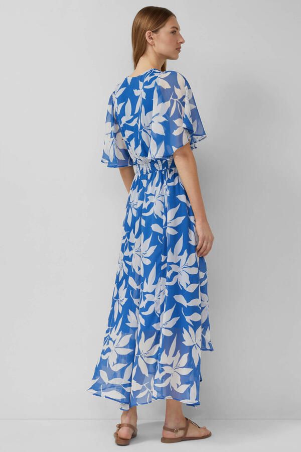 S.Oliver RED LABEL Getailleerde chiffonjurk met all-over motief - Foto 2
