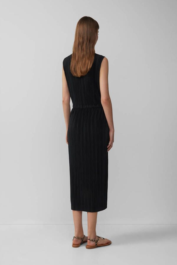 S.Oliver RED LABEL Relaxed fit plisséjurk met tunnelkoord - Foto 2