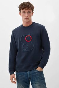 S.Oliver RED LABEL Sweatshirt met motiefstitching model 'BIG S'