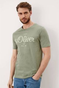 S.Oliver T-shirt met markante logoprint