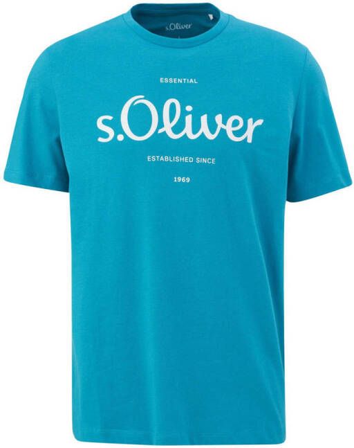 S.Oliver RED LABEL T-shirt met labelprint