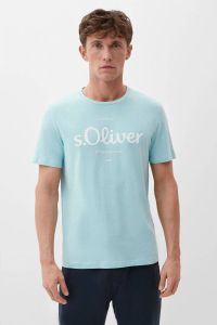 S.Oliver RED LABEL T-shirt met labelprint
