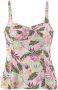 S.Oliver RED LABEL Beachwear Beugeltankinitop AZALEA met tropische print - Thumbnail 1