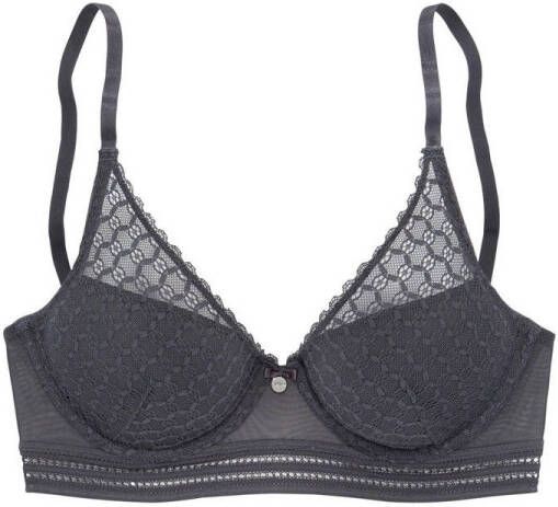 S.Oliver RED LABEL Beachwear Push-up-bh Estelle met grafische kant dessous