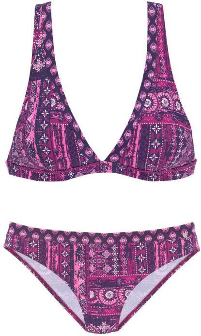 S.Oliver RED LABEL Beachwear Triangelbikini met patroonmix