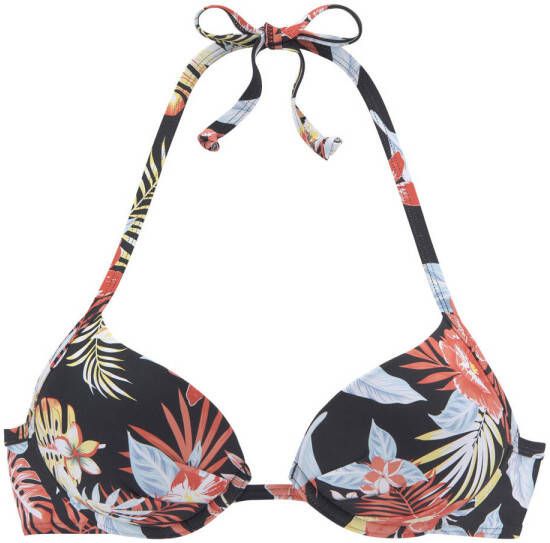 S.Oliver RED LABEL Beachwear Push-upbikinitop MARIKA gedessineerd