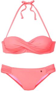 S.Oliver RED LABEL Beachwear Beugelbikini in bandeaumodel met ruches