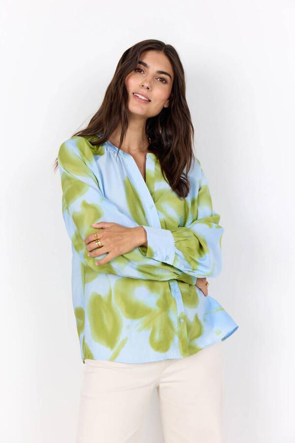 Soyaconcept regular fit blouse met V-hals model 'CATE 2'