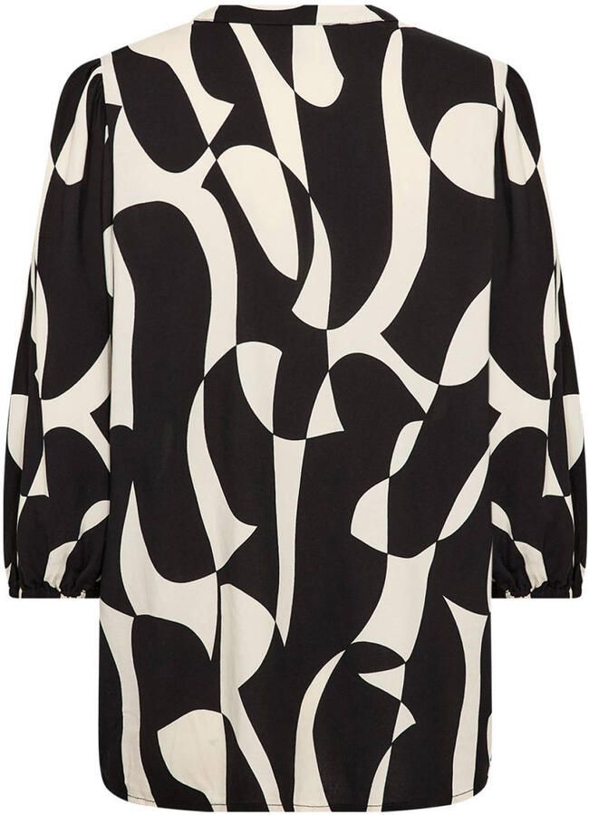 Soyaconcept regular fit blouse van viscose met 3 4-mouw model 'CHANISE' - Foto 2