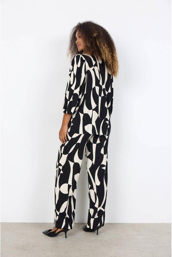 Soyaconcept regular fit blouse van viscose met 3 4-mouw model 'CHANISE' - Foto 3